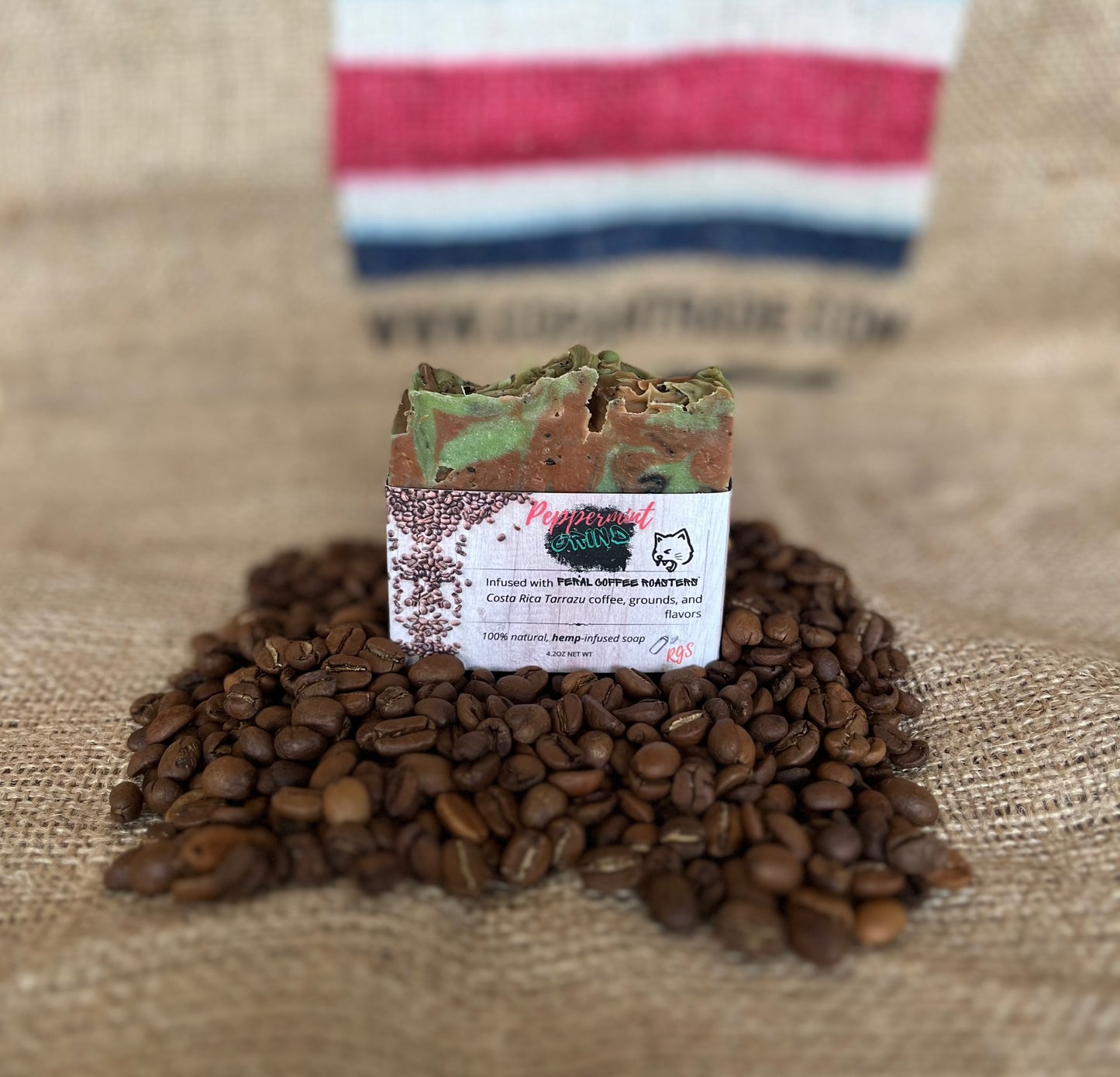 Feral Coffee x Rashguard Soap - Peppermint Grind